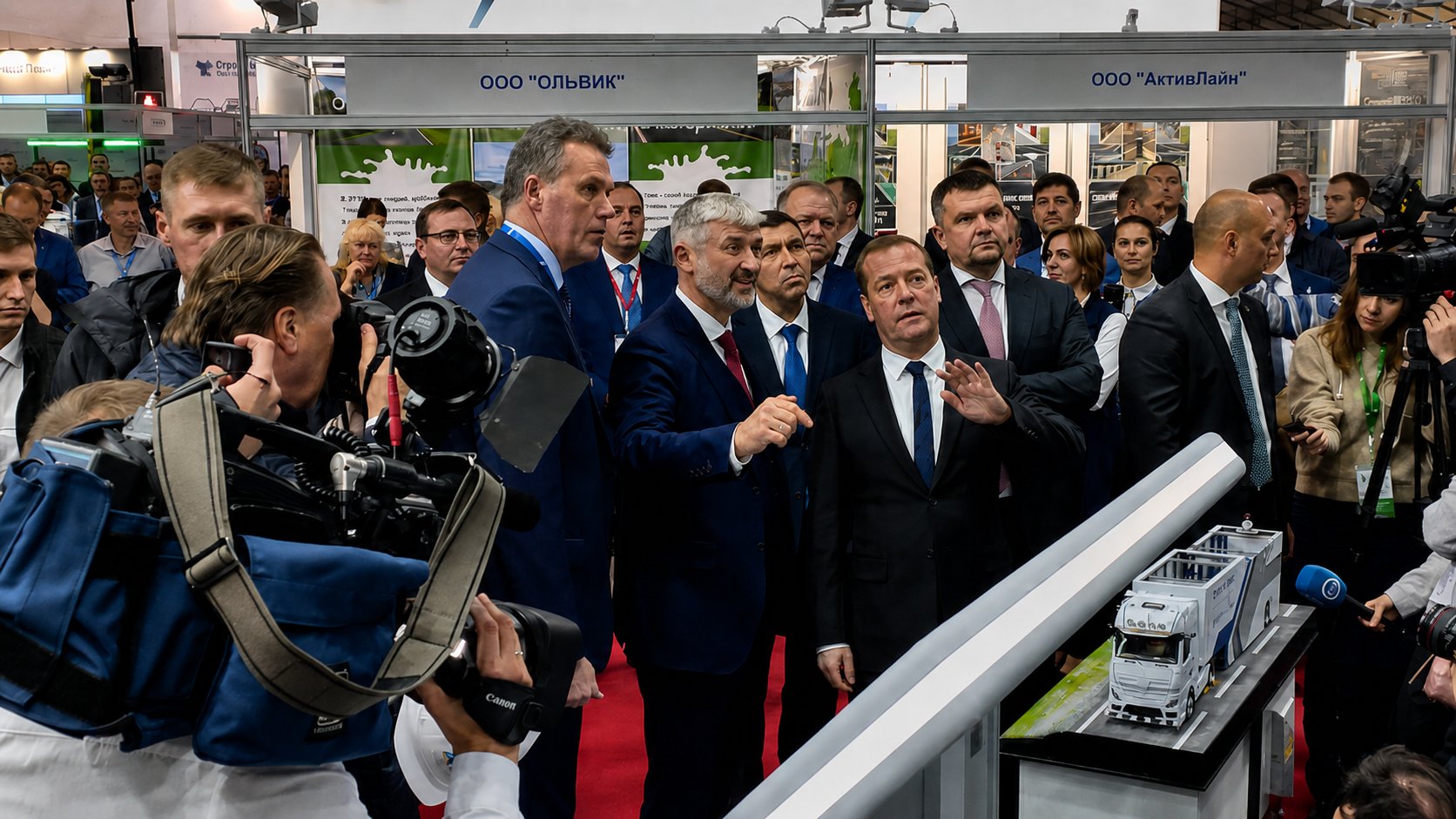 Презентация макета на выставке